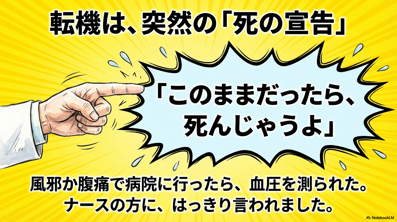 転機は、突然の死の宣告